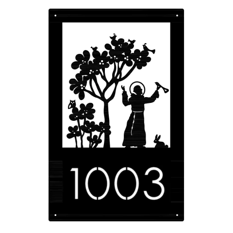 Placa de Número São Francisco - comprar online