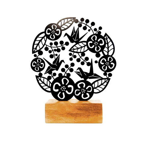 Escultura Floral com Origami