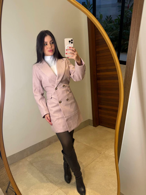 CASACO DE LÃ BATIDA - comprar online