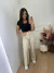 CALÇA JEANS BEGE