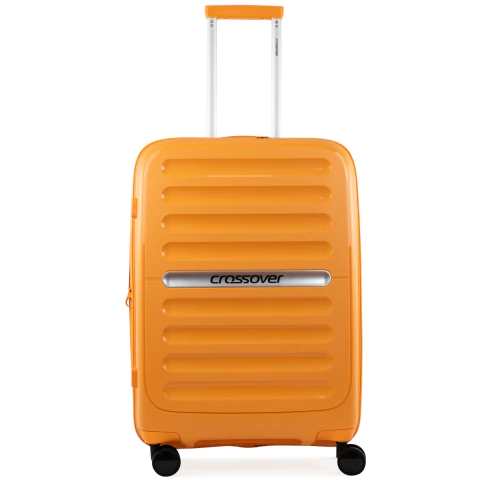 Valija Crossover Mediana con Fuelle Polipropileno Alexa Naranja