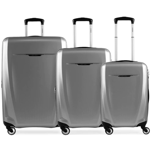 Set de Valijas Crossover Policarbonato Calypso gris - comprar online