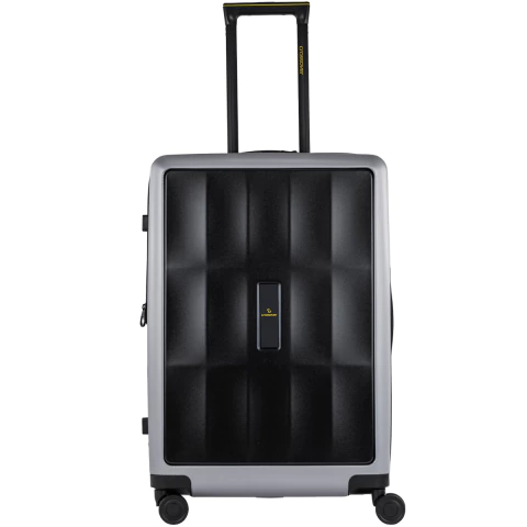 Valija Crossover Mediana Compass Negro Gris - comprar online