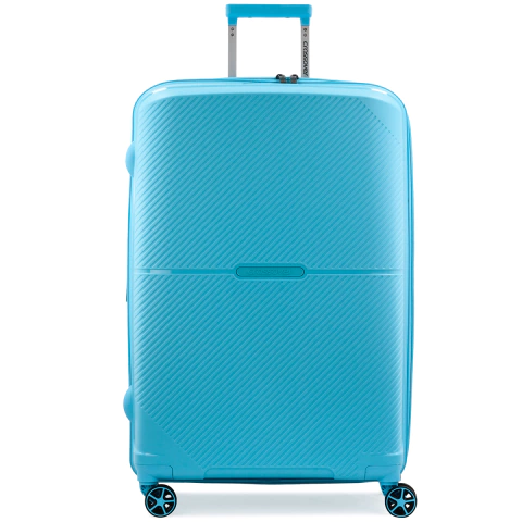 Valija Polipropileno Grande Eleo Turquesa - comprar online