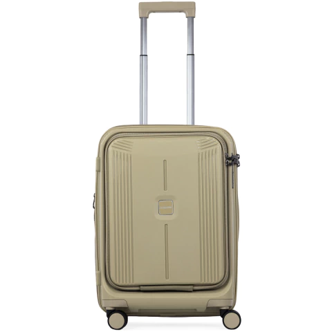 Valija Crossover Minerva Cabina Polipropileno Beige - comprar online