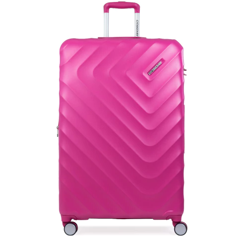 Valija Crossover Rigida Steph Grande Rosa - comprar online