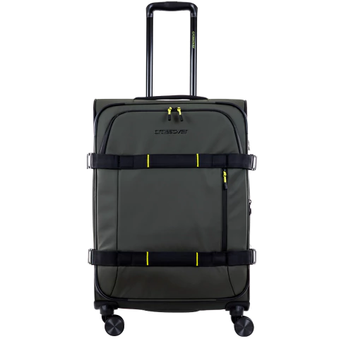 Valija Crossover Tela Impermeable Titan Mediana Verde - comprar online