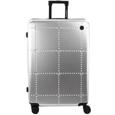 Valija Crossover Rigida Mathi Grande 28" ABS + Policarbonato Plateado