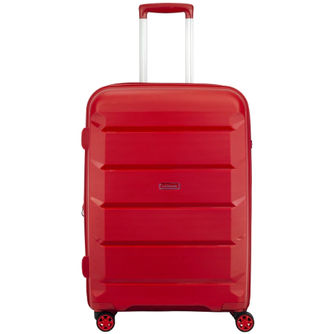 Valija Rigida Crossover Xara Mediana 24" Polipropileno Rojo - comprar online