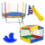 Cama Elastica 2,30m + Piscina 1,50m + Escorregador Médio + Gangorra 1 Lugar