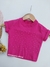 Cropped Strass Pink