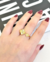 Anel Duplo Trevo Semijoia Ouro18K - comprar online