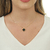 Choker Trevo em Resina Preta Semijoia Ouro 18K - comprar online