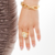 Anel Oval com Pérola Semijoia Ouro 18K