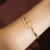 Bracelete Prego Cravejado em Zircônia Semijoia Ouro 18K - comprar online