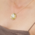Colar Pingente Oval e Pérola Semijoia Ouro 18K
