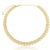 Choker Malha Corrente Semijoia Ouro 18K - comprar online