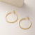 Brinco Argola Média Semijoia Ouro 18K - comprar online