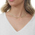 Choker Fita Laminada Diamantada Semijoia Ouro 18K - comprar online