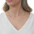Colar Chapa Oval Laminada Semijoia Ouro 18K - comprar online