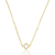 Choker Trevo Virginia Cristal Semijoia Ouro 18K