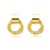 Brinco Mix de Argolas Semijoia Ouro 18K