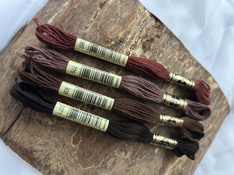 DMC Mouliné Special - Tons de Marrom - comprar online