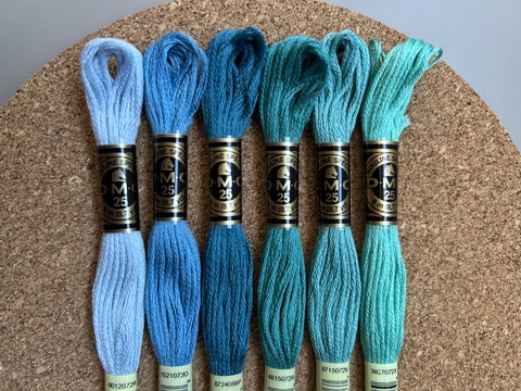 Pack DMC Mouliné - Piscina - comprar online