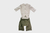 Macaquinho Feminino AeroShop Off-White Olive