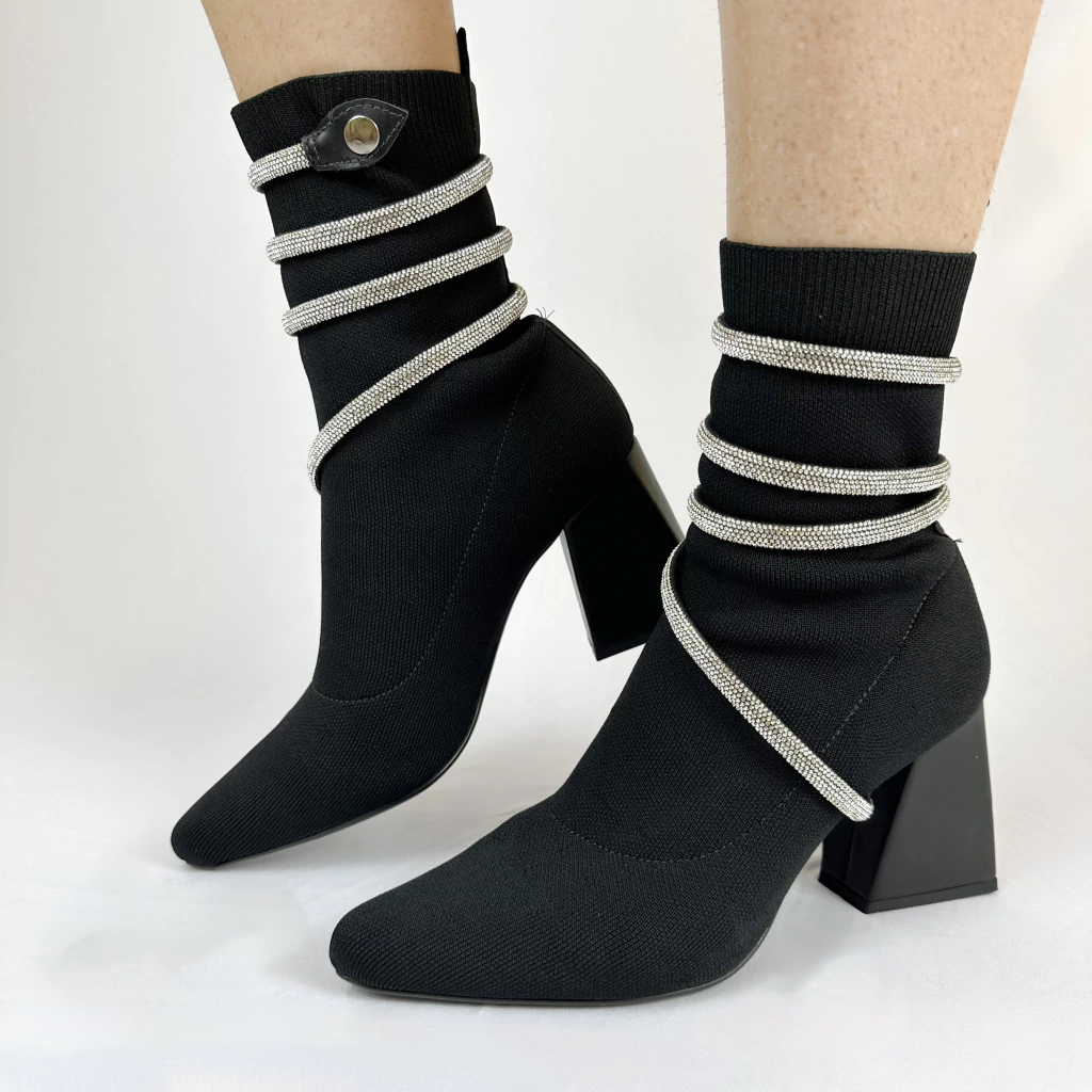 BOTA KNIT/WK PRETO 58-1124