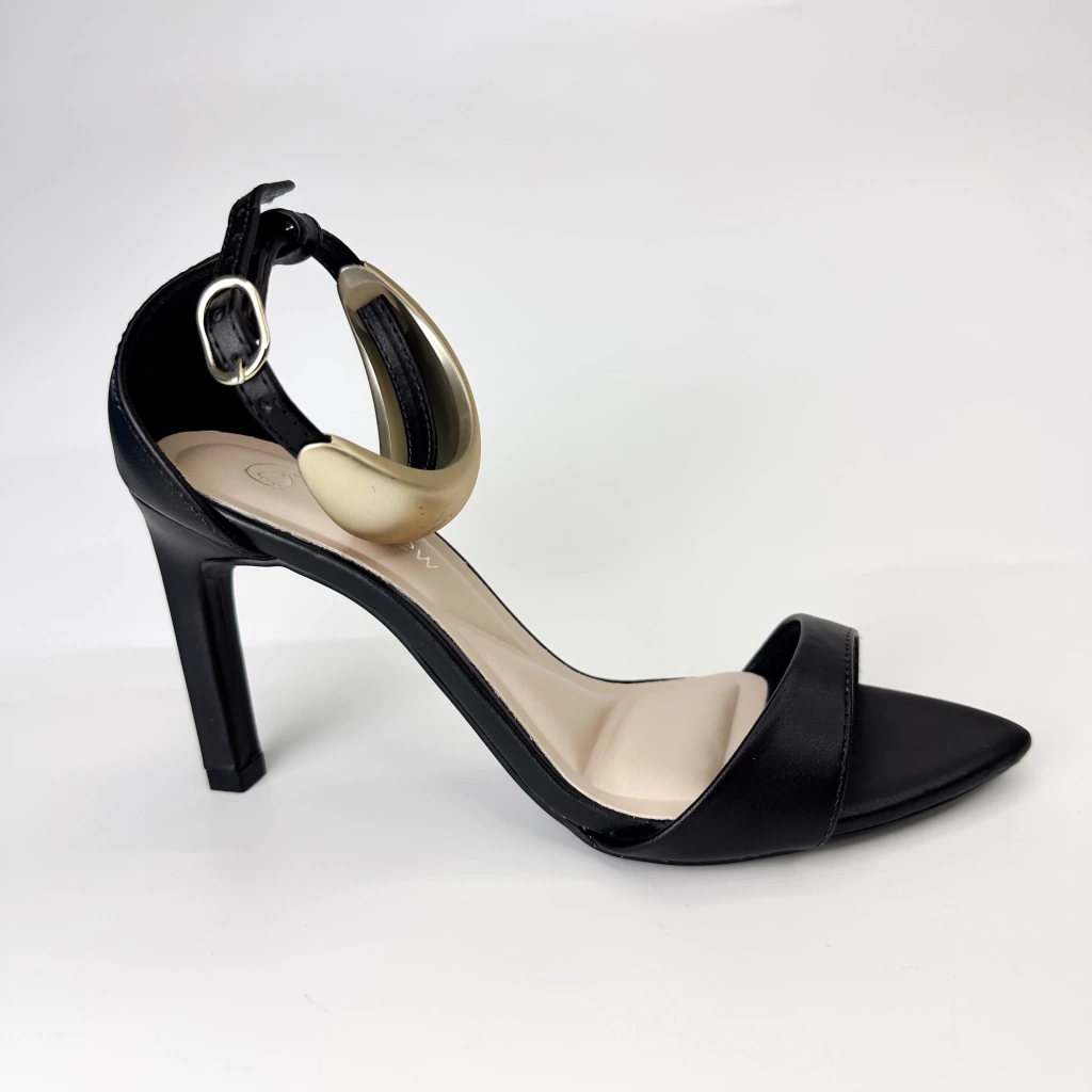 SALTO NAPA LIKE PRETO/ENFEITE OURO.FOSCO 20736-04
