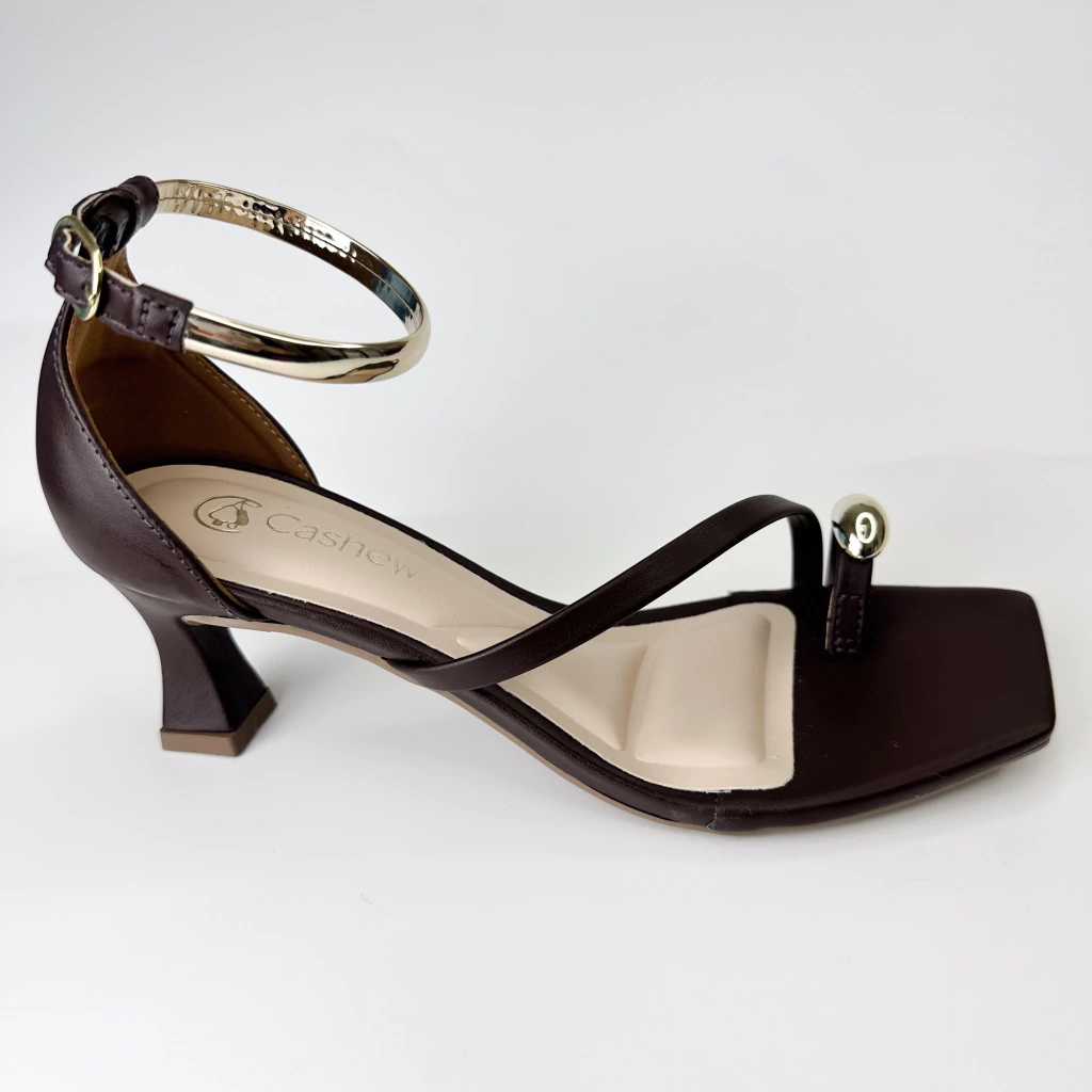 SANDÁLIA NAPA LIKE CACAO/TRIUNFO DOURADO 20961-03