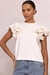 T-shirt Treasure off white PatBO - comprar online
