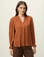 Blusa crepe manga Bufante - loja online