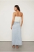 Saia Midi Jeans Com Fenda na internet