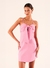 Vestido Listrado Decote Laço