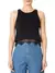 Regata Feminina Malha Mix Renda - comprar online