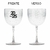 Kit 24 Taças Gin Vodka 580ml Acrílica ANO NOVO - Aloha na internet