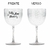 Kit 24 Taças Gin Vodka 580ml Acrílica ANO NOVO - Aloha - Aloha Taças 