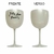 Kit 24 Taças Gin Vodka 580ml Acrílica ANO NOVO - Aloha - comprar online