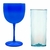 Kit 25 Taças Gin 580ml + 25 Copo Diamante 400ml Acrílica Personalizadas - Aloha