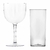 Kit 25 Taças Gin 580ml + 25 Copo Diamante 400ml Acrílica Personalizadas - Aloha - Aloha Taças 