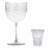 Kit 25 Taças Gin 580ml + 50 Copos Dose 50ml Acrílica Personalizadas - Aloha