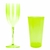 Imagem do Kit 25 Taças Vinho 420ml + 25 Copo Caldereta 390ml Acrílica Personalizadas - Aloha
