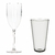 Kit 25 Taças Vinho 420ml + 25 Copo Caldereta 390ml Acrílica Personalizadas - Aloha