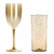 Kit 25 Taças Vinho 420ml + 25 Copo Diamante 400ml Acrílica Personalizadas - Aloha - Aloha Taças 