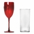 Imagem do Kit 25 Taças Vinho 420ml + 25 Copo Diamante 400ml Acrílica Personalizadas - Aloha
