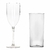 Kit 25 Taças Vinho 420ml + 25 Copo Diamante 400ml Acrílica Personalizadas - Aloha - Aloha Taças 