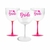Kit 24 Taças Gin 580ml acrilico Personalizada Despedida de Solteiro - Aloha na internet