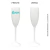 Imagem do Kit 24 Taças Espumante 190ml Acrilico Personalizada Despedida de Solteiro - Aloha